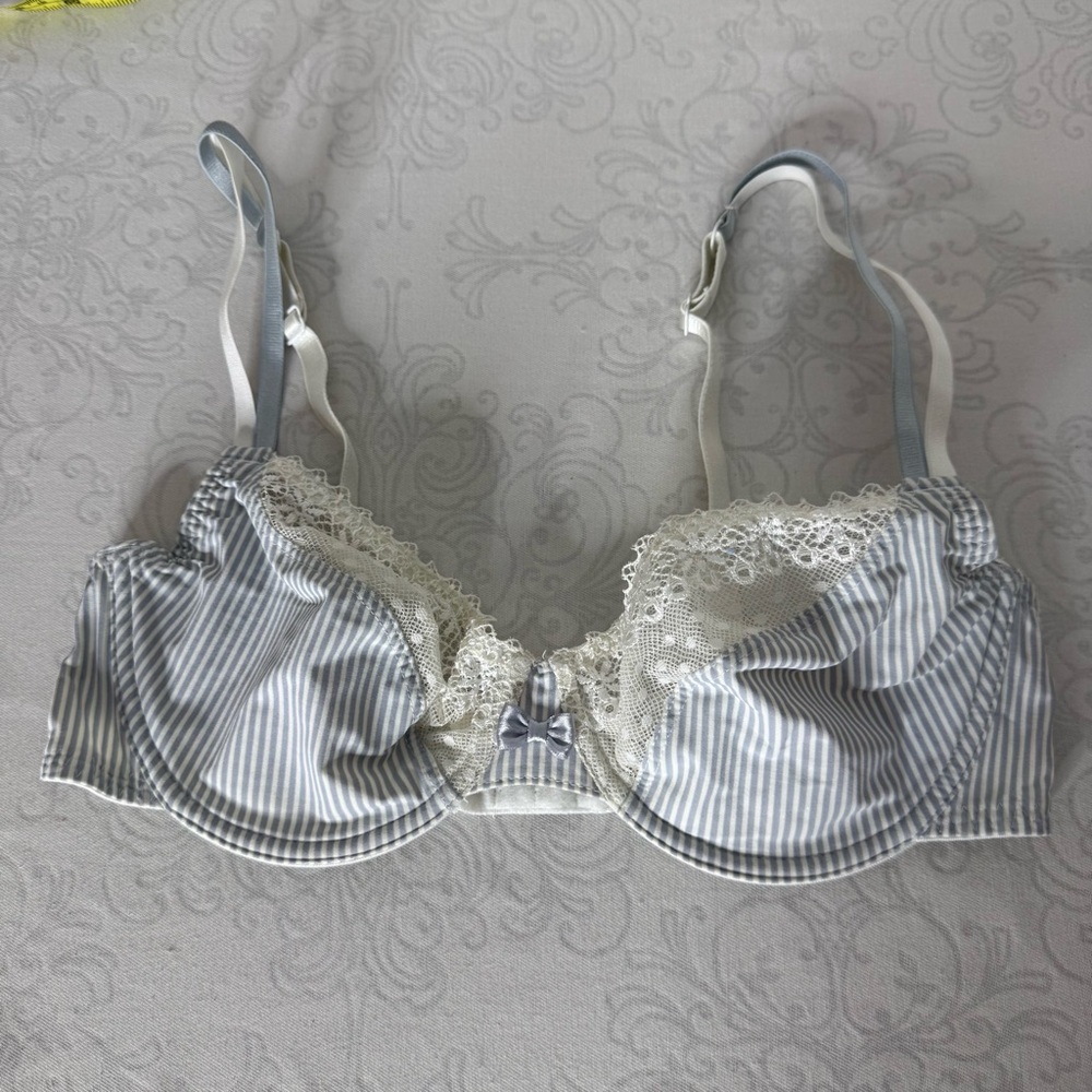 Passionata French Lingerie LOVELY Collection Underwire Bra Lace Detail Size 36C